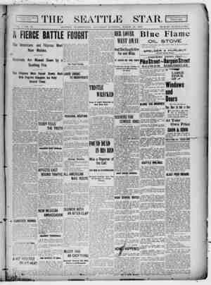 Seattle Star Newspaper March 25, 1899 kapağı