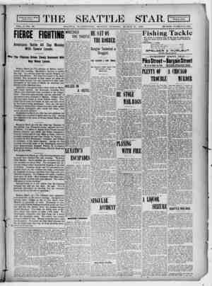 Seattle Star Newspaper March 27, 1899 kapağı