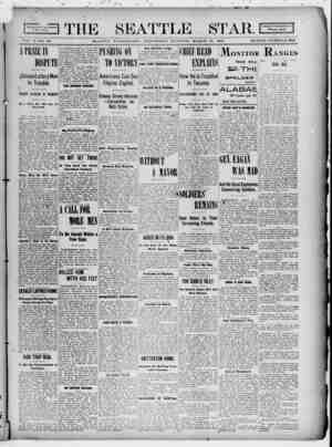 Seattle Star Newspaper March 29, 1899 kapağı