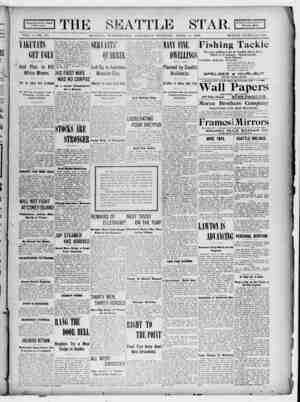 Seattle Star Newspaper April 8, 1899 kapağı