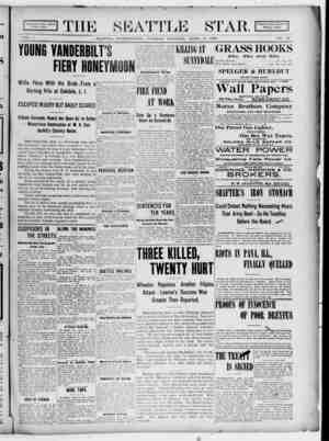 Seattle Star Newspaper April 11, 1899 kapağı