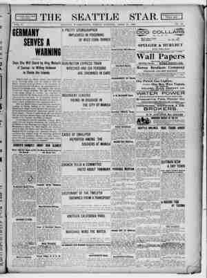 Seattle Star Newspaper April 14, 1899 kapağı