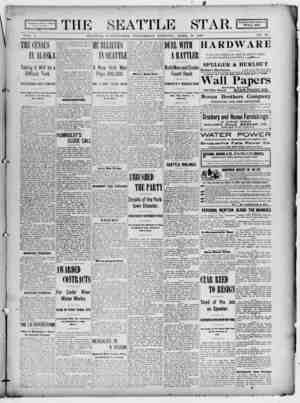 Seattle Star Newspaper April 19, 1899 kapağı