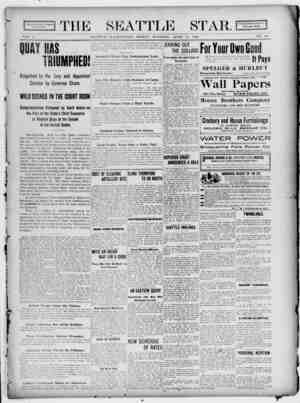 Seattle Star Newspaper April 21, 1899 kapağı