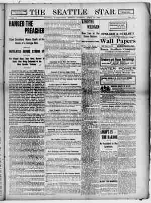 Seattle Star Newspaper April 24, 1899 kapağı