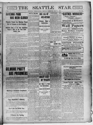 Seattle Star Newspaper May 1, 1899 kapağı