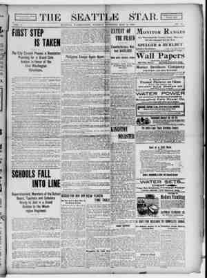 Seattle Star Newspaper May 2, 1899 kapağı
