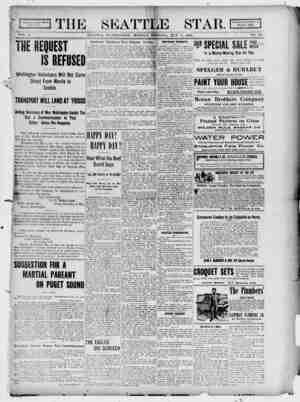 Seattle Star Newspaper May 8, 1899 kapağı