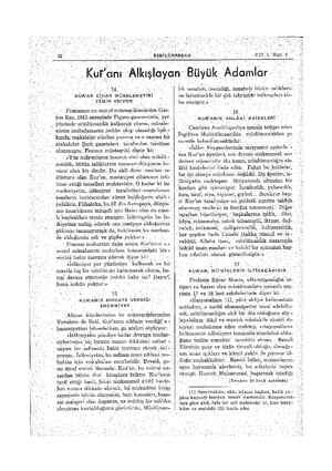    ,ton Kar, 1913 senesınde Fıge:co gazetesmde, yer yuzunde muslumanhk kalkacak olursa, müsale-' j : kmda, makaleler ılsılesı