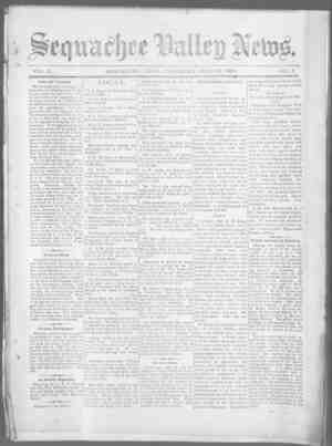 Sequachee Valley News Newspaper July 23, 1896 kapağı