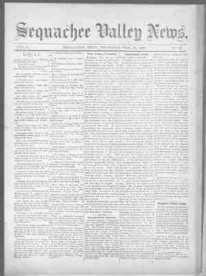 Sequachee Valley News Newspaper February 18, 1897 kapağı