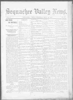 Sequachee Valley News Newspaper March 18, 1897 kapağı