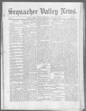 Sequachee Valley News Newspaper July 22, 1897 kapağı