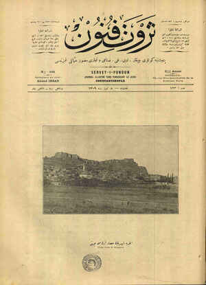 Servet-i Fünun Dergisi 20 Temmuz 1893 kapağı