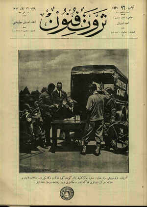 Servet-i Fünun Dergisi 16 Eylül 1926 kapağı