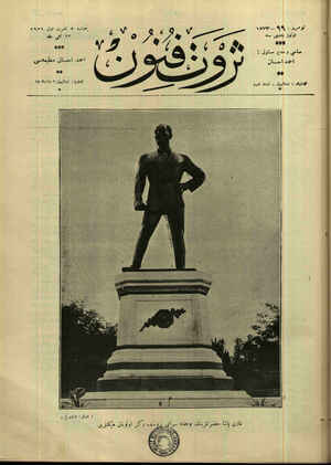 Servet-i Fünun Dergisi 7 Ekim 1926 kapağı