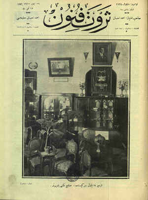 Servet-i Fünun Dergisi 29 Eylül 1927 kapağı