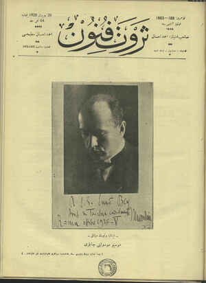 Servet-i Fünun Dergisi 28 Haziran 1928 kapağı