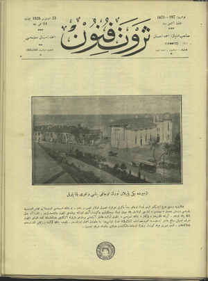 Servet-i Fünun Dergisi 23 Ağustos 1928 kapağı