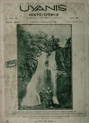 Servetifunun (Uyanış) Dergisi 5 Aralık 1929 kapağı