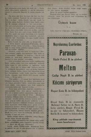  a m v vıp . e talkili, KAŞ. m - 80 « ©  SERVETİFÜNUN No. 1810 135 ğ düki münasebet setin kadar bile değil idi ,,, Kadın erkek