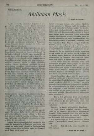  406 SERVETİPÜNÜN No. 1841—156 İtalyan Edebiyatı: Akılanan Hasis uzamanlar İtalya'nın eh zen- mesir Ermin di Grimal- di...