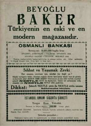  BEYOĞLU BAKER Türkiyenin en eski ve en modern mağazasıdır. AİR DİZ. Aİ. AE Aİ. AZ. İZ. NİZ. Aİ. AY Nİ. Aİ. Aİ. Aİ. Aİ. Aİ.
