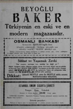    - ME BEYOĞLU DAKER Türkiyenin en eski ve en modern mağazasıdır. BİZ 7 2 NR. 2 YE A İZ. AZ Nİ ŞE Aİ. NİZ. NİZ İZL Aİ. Nİ a
