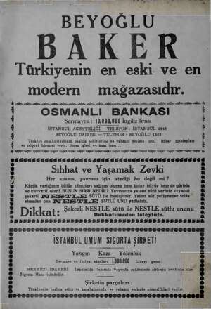  BEYOĞLU | DAKER Türkiyenin en eski ve en modern mağazasıdır. GE Aİ. Bİ AY ğe Aİ AŞ Aİ İZ Aİ ŞE AŞ İZ İL NE İZ e İZ NA AĞ an