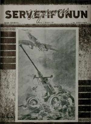 Servetifunun (Uyanış) Dergisi 12 Ekim 1939 kapağı
