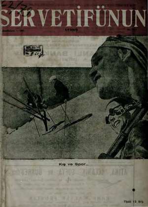 Servetifunun (Uyanış) Dergisi 1 Ocak 1941 kapağı