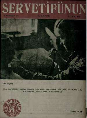 Servetifunun (Uyanış) Dergisi 25 Aralık 1941 kapağı