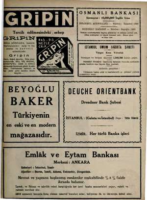    4 Sermayesi : 10,000,000 İngiliz lirası İSTANBUL ACENTALIĞI — Telefon: İstanbul 1948 BOYOĞLU DAİRESİ — Telefon: Beyoğlu...