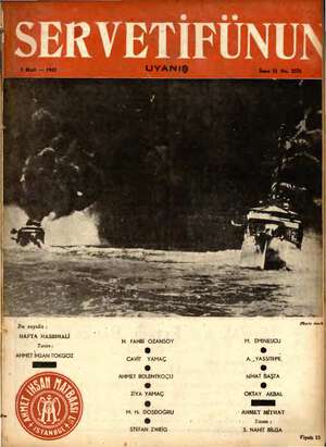 Servetifunun (Uyanış) Dergisi 5 Mart 1942 kapağı
