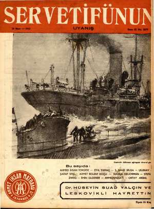 Servetifunun (Uyanış) Dergisi 26 Mart 1942 kapağı