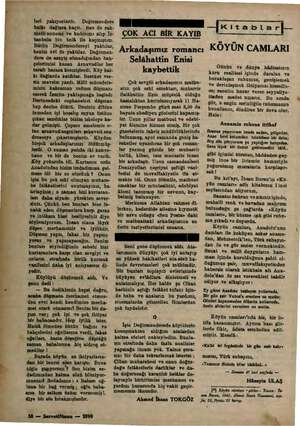  e ar .— vE hü. * öm İeri yakıyorlardı. Değirmendere halkı dağlara kaçtı. Ben de rah- metli annemi ve kadınımı âlıp İs-...