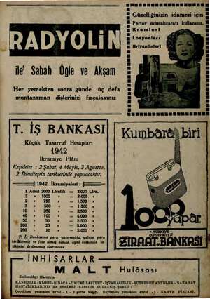    8 Güzelliğinizin idamesi için B Pertev müstahzaratı kullanınız. 8 yg Kremleri Losyonları Briyantinleri let Sabah Öğle ve