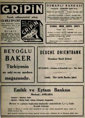    Tercih edilmesindeki! sebep CGrEliP>İiN | Bütün AĞRILARA, hastalık başlangıçlarına karşı ve hiç ararsız ve kuvvetli...