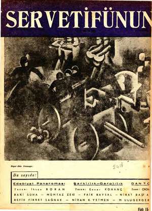 Servetifunun (Uyanış) Dergisi 24 Aralık 1942 kapağı