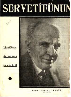 Servetifunun (Uyanış) Dergisi 31 Aralık 1942 kapağı