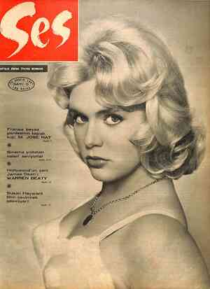 Ses Dergisi 23 Aralık 1961 kapağı