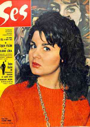Ses Dergisi 24 Mart 1962 kapağı