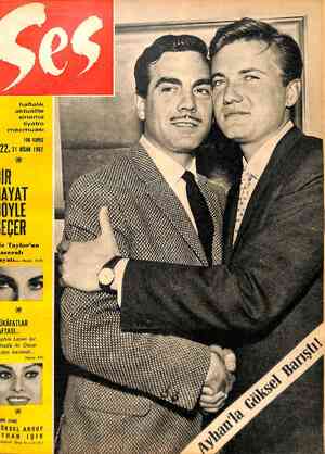 Ses Dergisi 21 Nisan 1962 kapağı