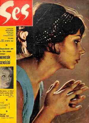 Ses Dergisi 26 Mayıs 1962 kapağı