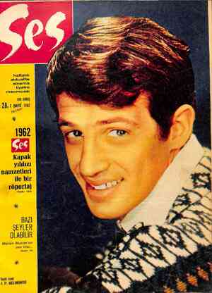 Ses Dergisi 2 Haziran 1962 kapağı
