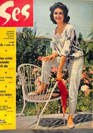 Ses Dergisi 16 Haziran 1962 kapağı