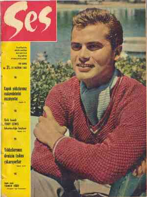 Ses Dergisi 23 Haziran 1962 kapağı