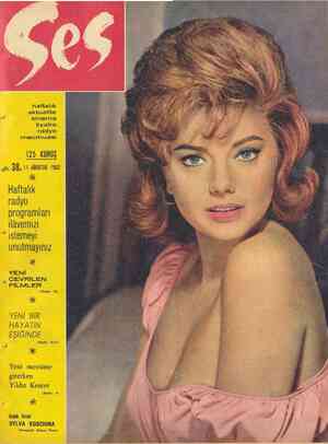 Ses Dergisi 11 Ağustos 1962 kapağı