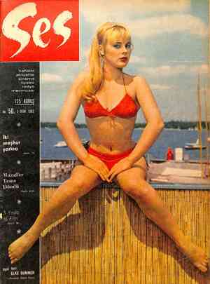 Ses Dergisi 3 Ekim 1962 kapağı