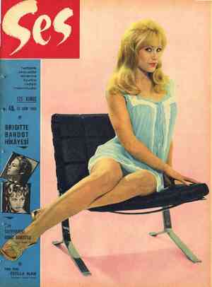 Ses Dergisi 20 Ekim 1962 kapağı